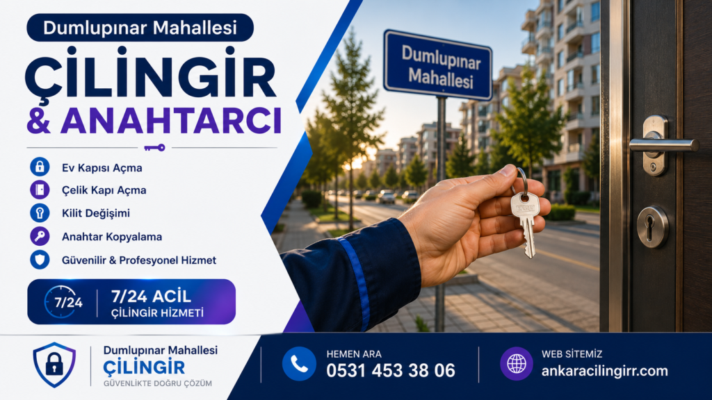 Ankara dumlupınar çilingir